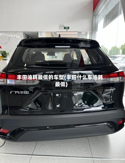 丰田油耗最低的车型(丰田什么车油耗最低)-第2张图片