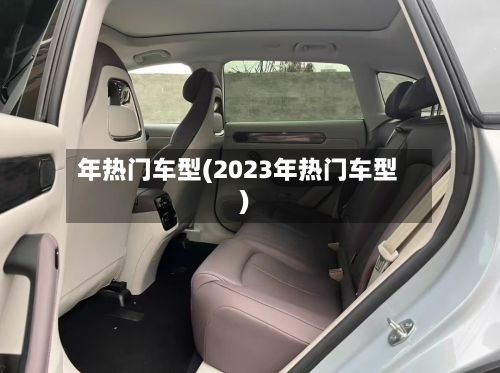 年热门车型(2023年热门车型)-第2张图片