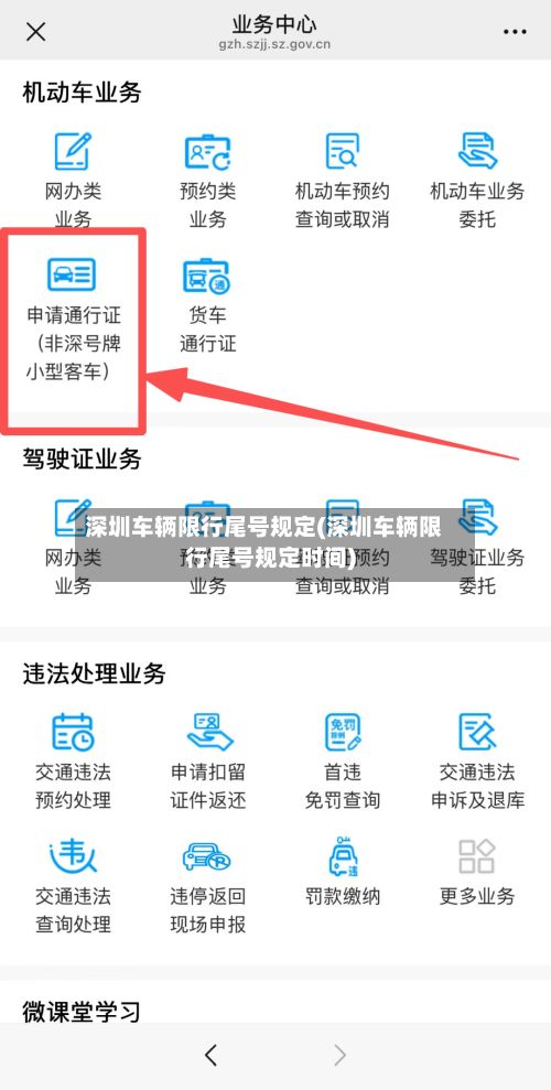 深圳车辆限行尾号规定(深圳车辆限行尾号规定时间)