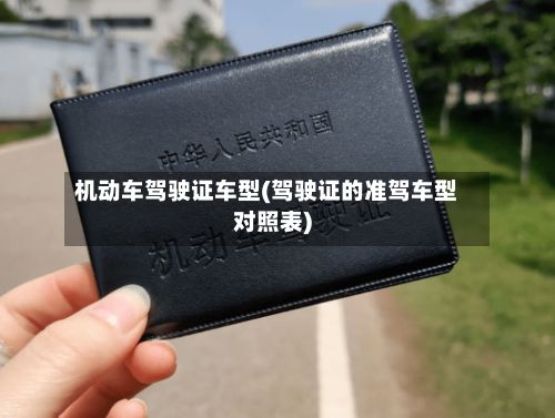 机动车驾驶证车型(驾驶证的准驾车型对照表)
