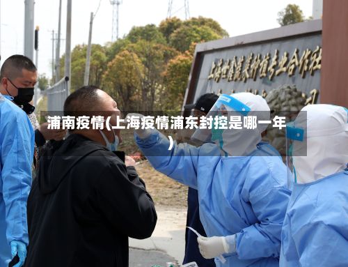 浦南疫情(上海疫情浦东封控是哪一年)-第3张图片