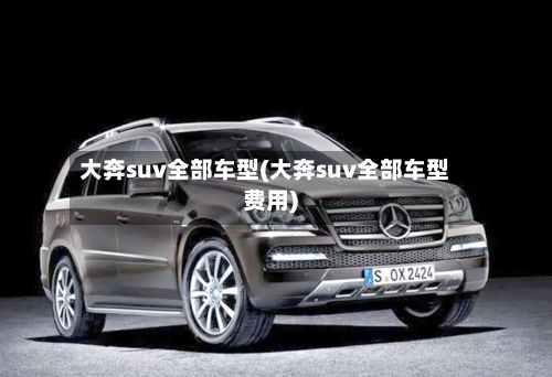 大奔suv全部车型(大奔suv全部车型费用)-第2张图片